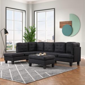 Casa Andrea Milano 6 Seater L Shaped Couch