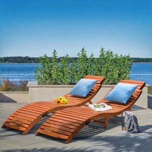 Greesum Outdoor Patio Chaise Lounge Chair